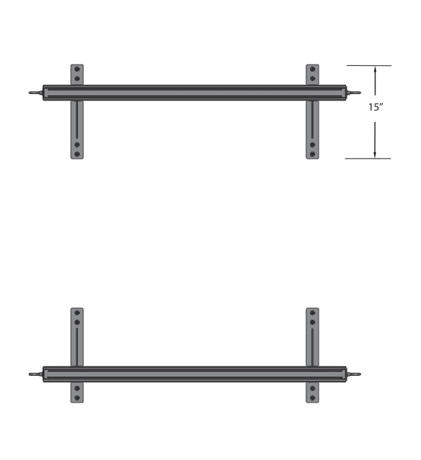 Tall Tower Dimensions - Top View