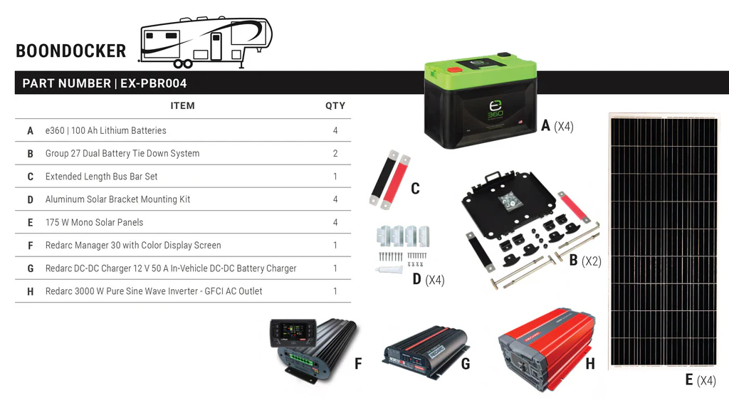 Redarc Boondocker Power Bundle