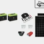 The REDARC Overland 200 Ah Power Bundle includes two E360 100 Ah LiFePO4 batteries with a dual battery tie-down tray system to combine, mount, and secure the batteries.